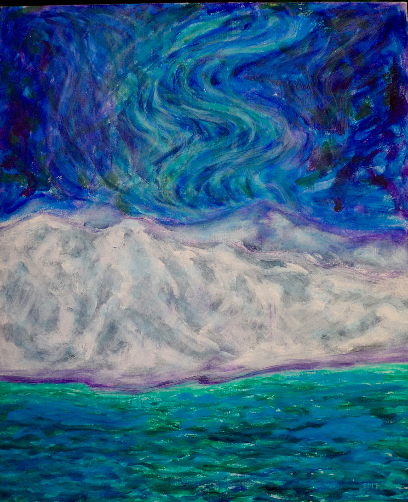 Sidsel Myhre Thiele
„Nordlicht“
Acryl
1995