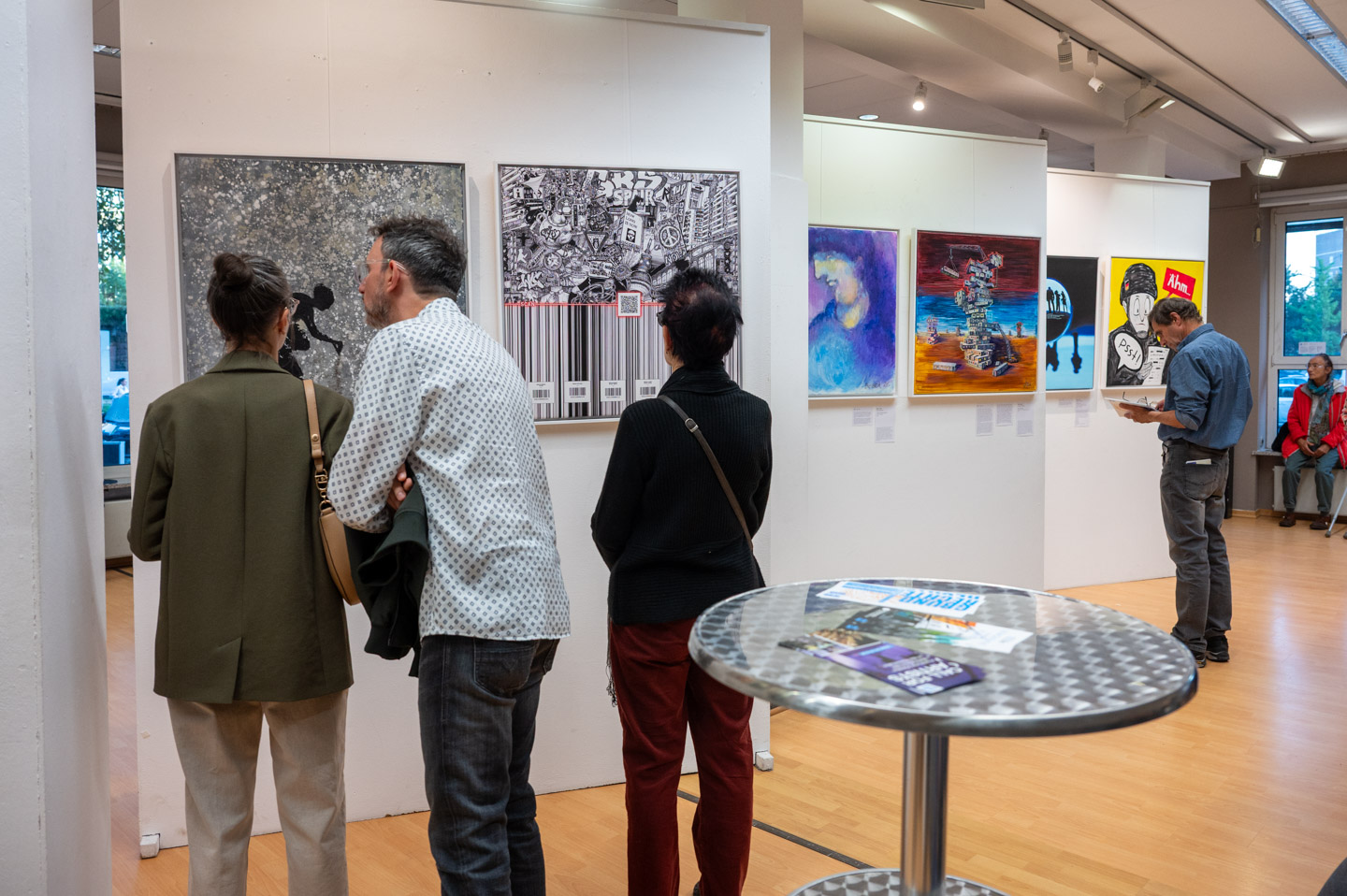Die Grundrechte in der BBK Galerie Frankfurt Vernissage DSC7777