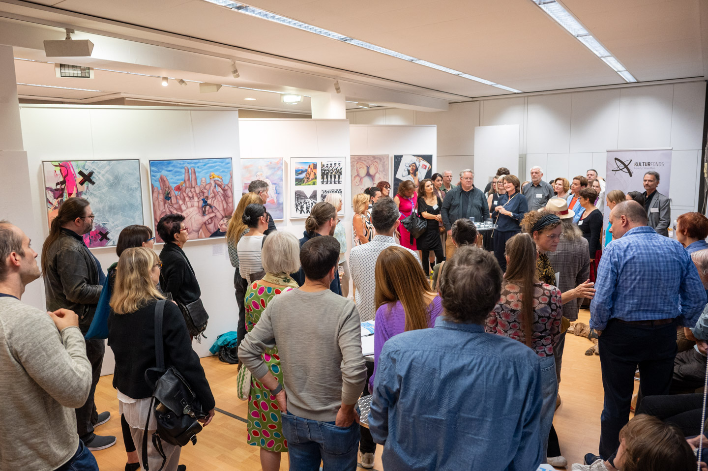 Die Grundrechte in der BBK Galerie Frankfurt Vernissage DSC7801